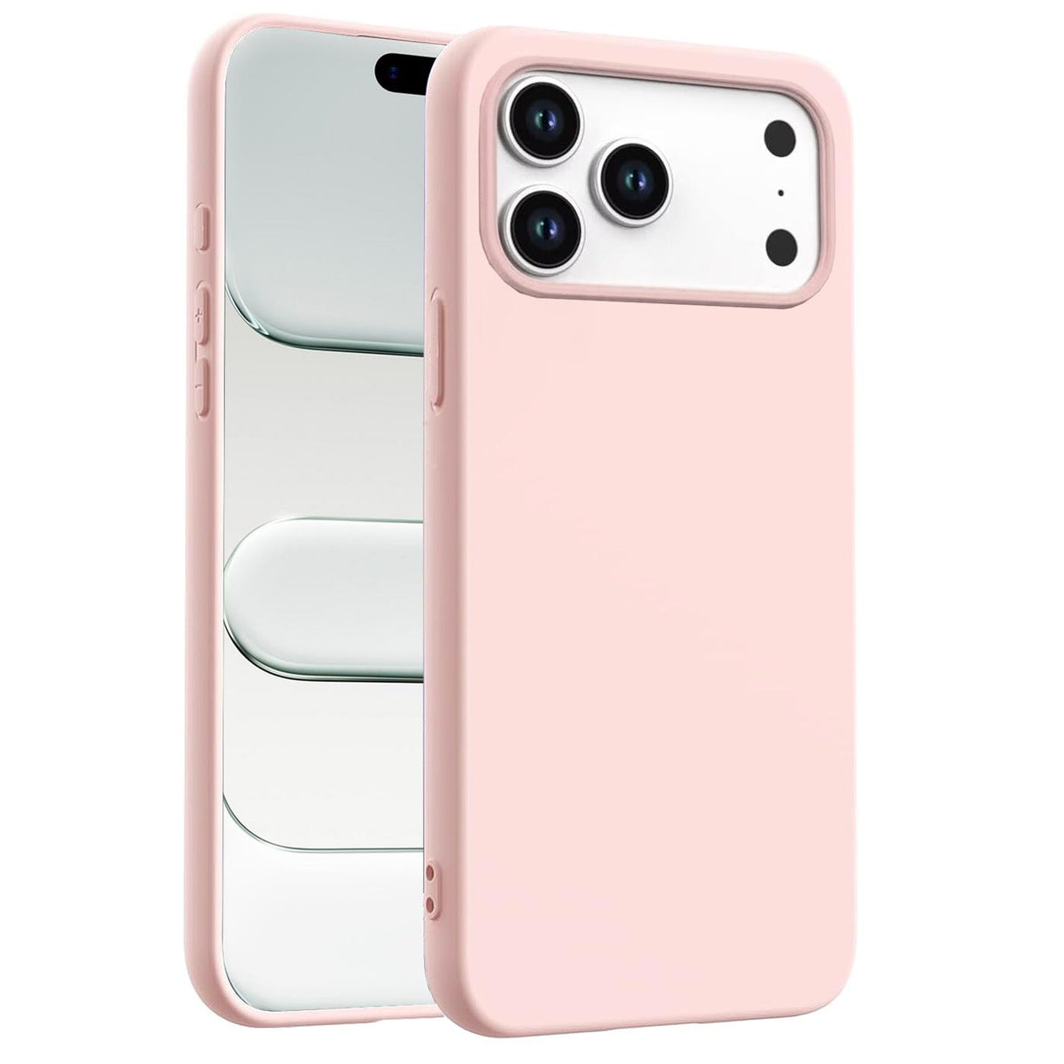 iPhone 18 Pro Max - Silikon Hülle Farbig Mikrofaser