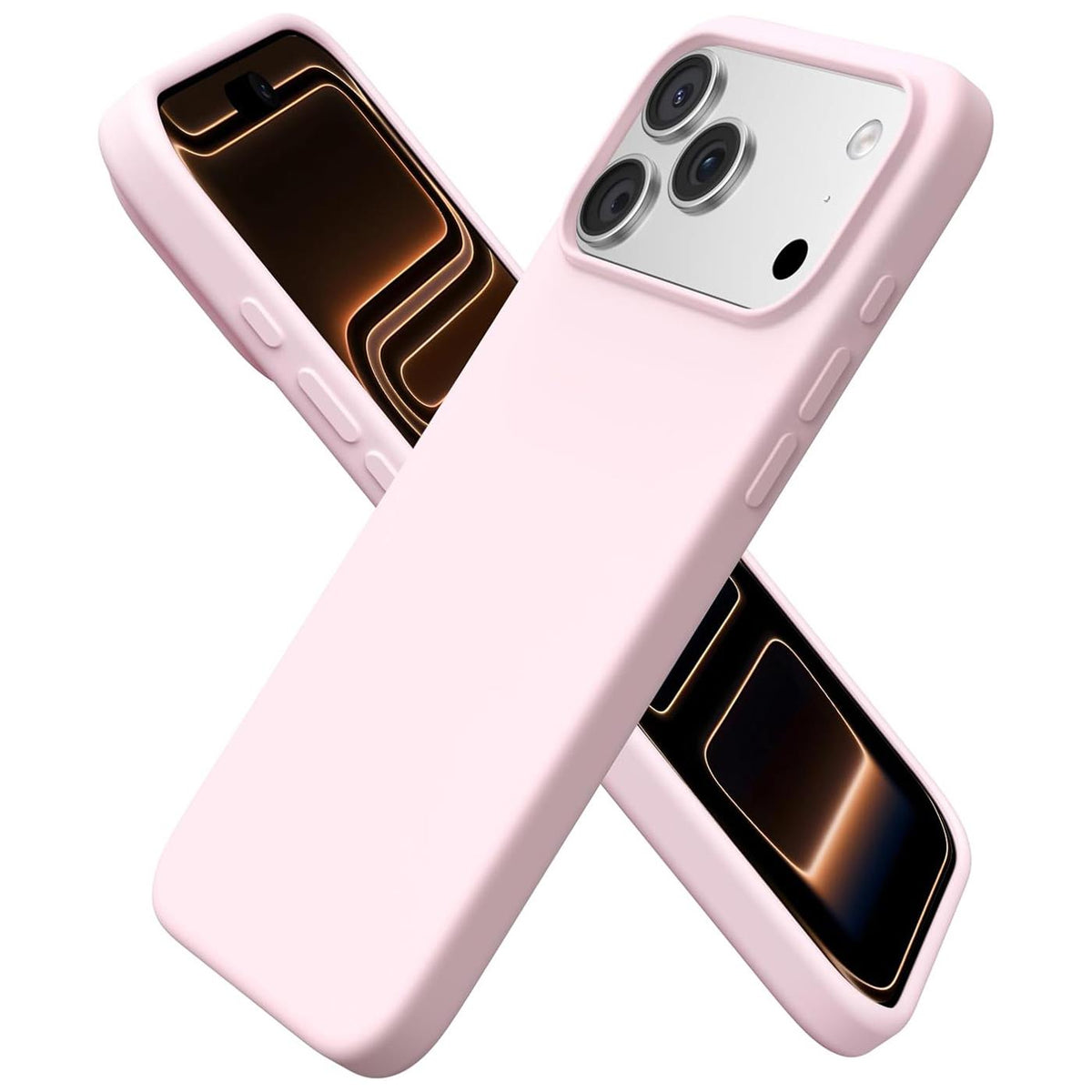 iPhone 18 Pro Max - Silikon Hülle Farbig Mikrofaser