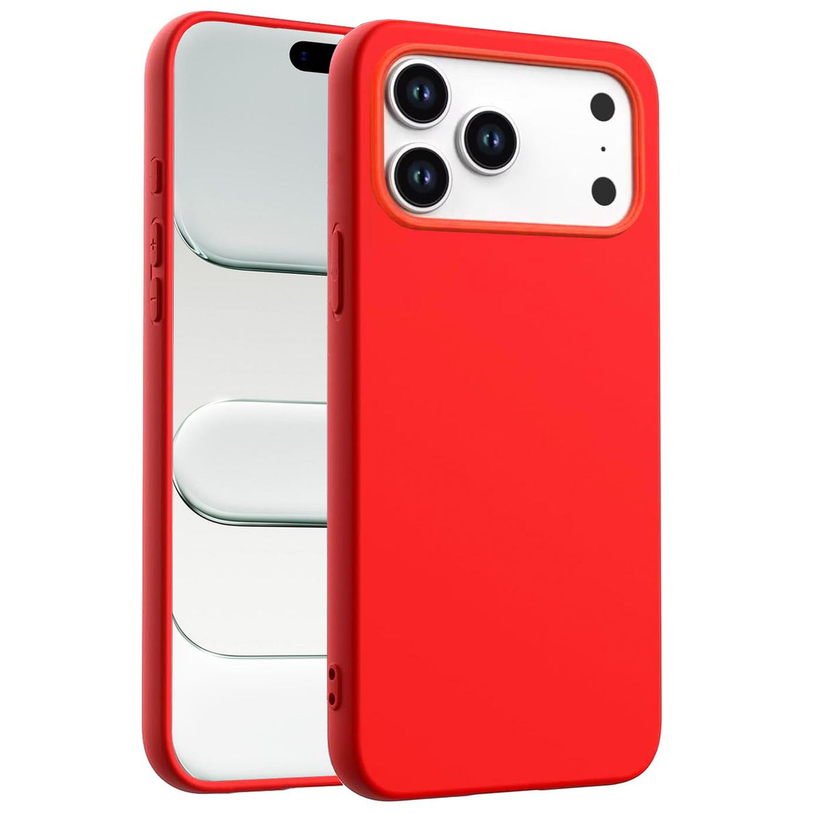 iPhone 18 Pro Max - Silikon Hülle Farbig Mikrofaser