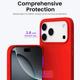 iPhone 18 Pro Max - Silikon Hülle Farbig Mikrofaser