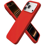 iPhone 18 Pro Max - Silikon Hülle Farbig Mikrofaser