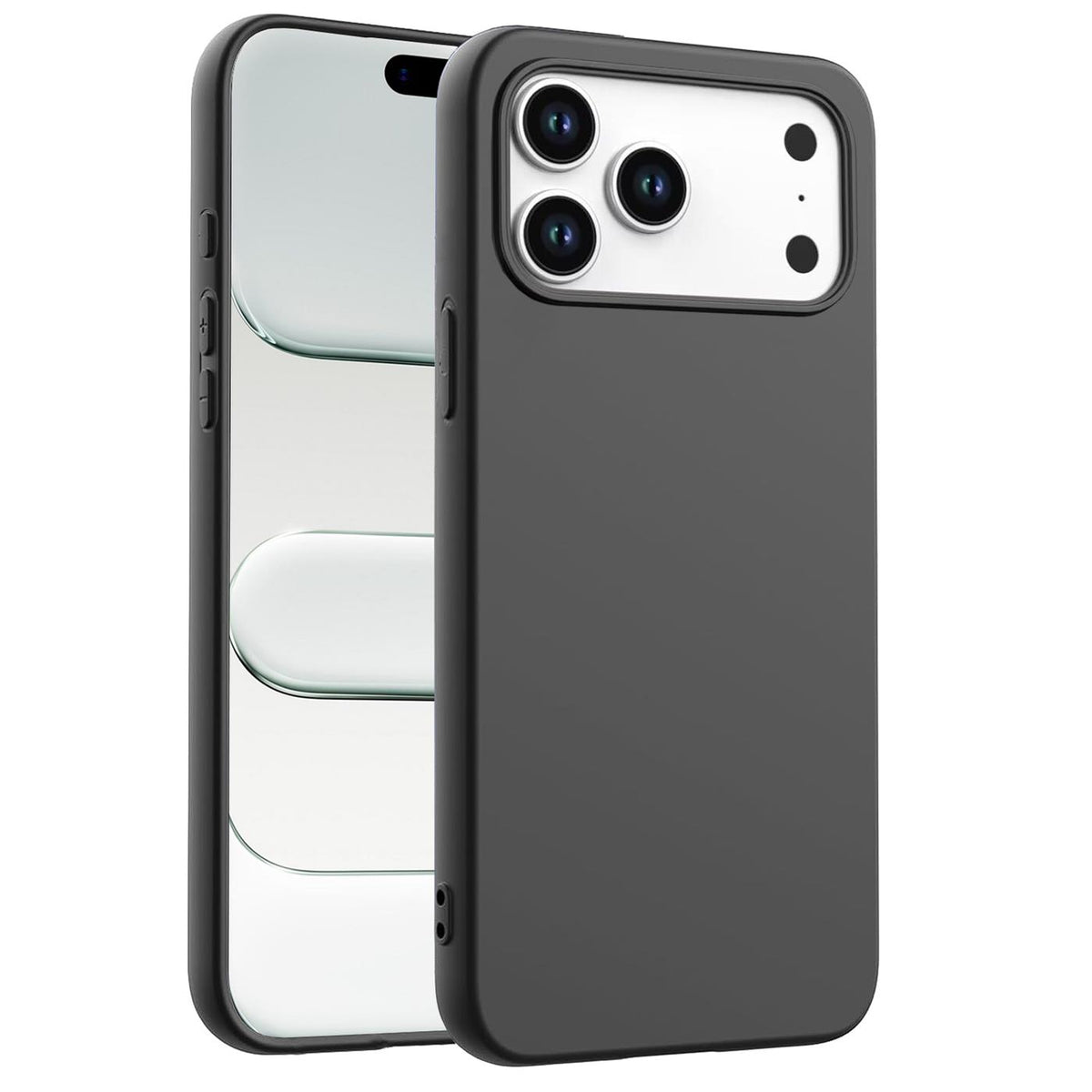 iPhone 18 Pro Max - Silikon Hülle Farbig Mikrofaser