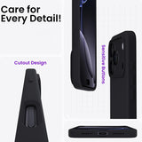 iPhone 18 Pro Max - Silikon Hülle Farbig Mikrofaser