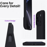 Stoßdämpfende und langlebige Silikon Handyhülle für iPhone 17 Pro Max