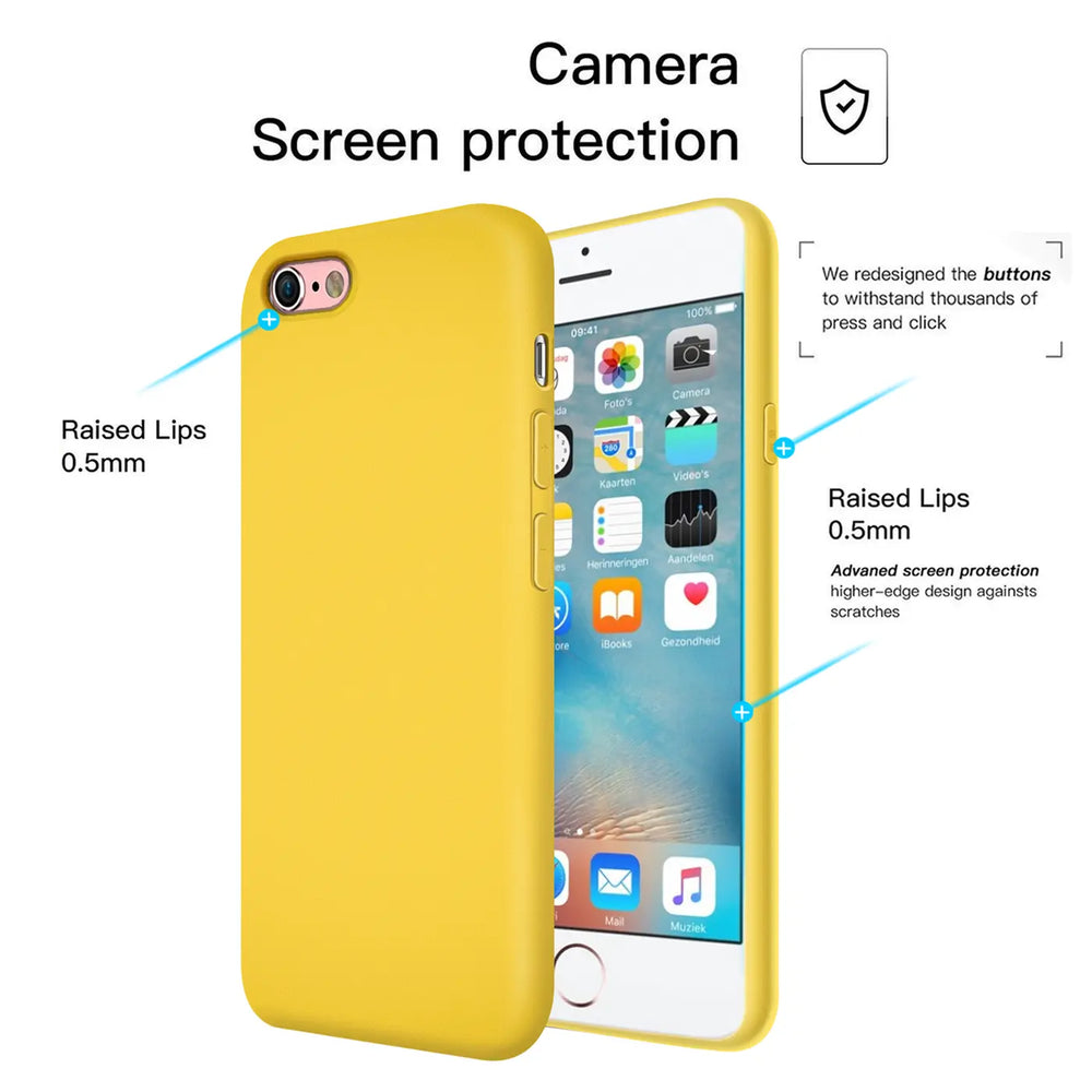 Stoßdämpfende und langlebige Silikon Handyhülle für iPhone 6 / 6S