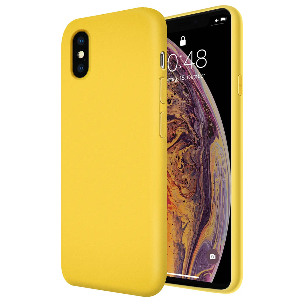 Stoßdämpfende und langlebige Silikon Handyhülle für iPhone X / XS