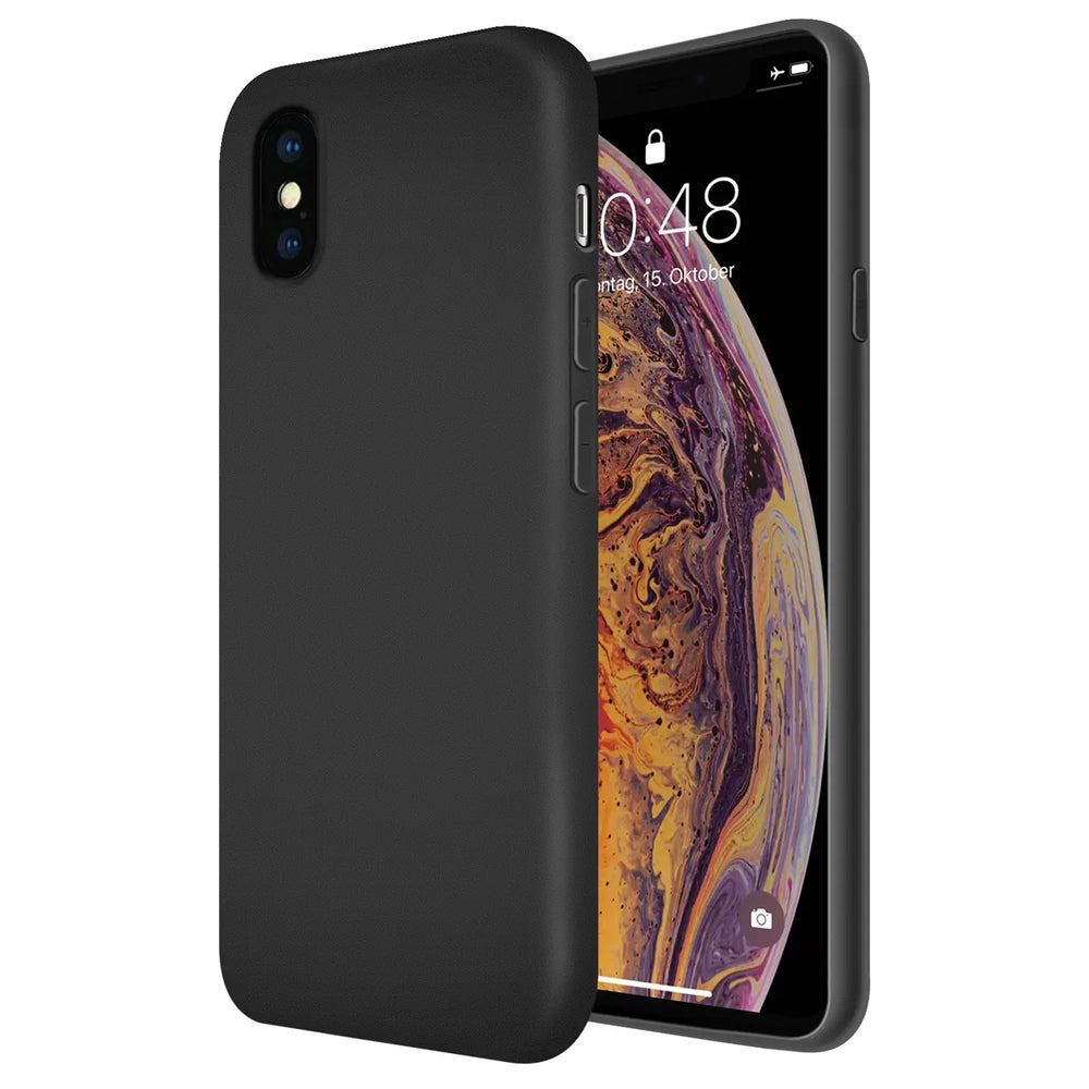 Stoßdämpfende und langlebige Silikon Handyhülle für iPhone X / XS