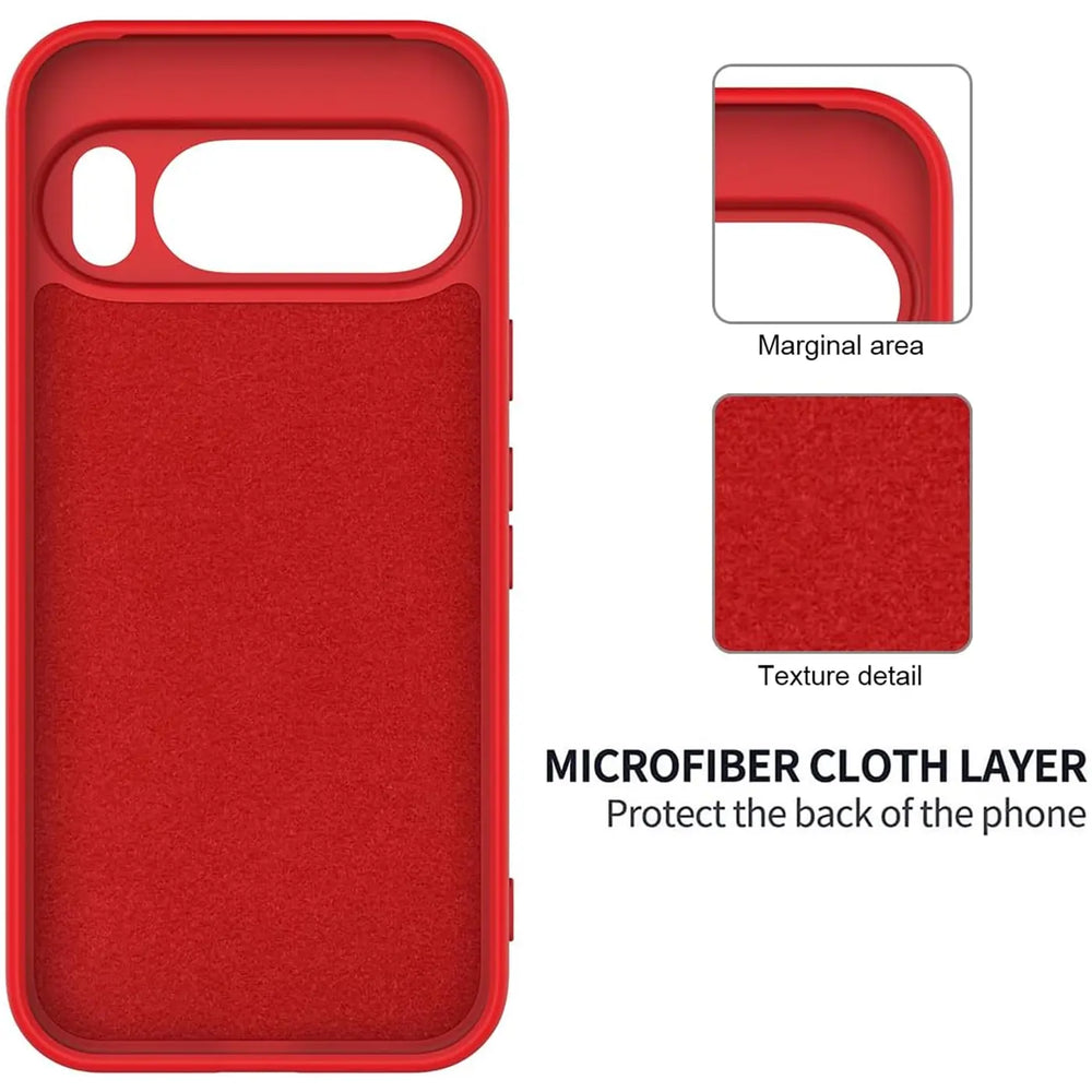 Stoßdämpfende und langlebige Silikon Handyhülle für Google Pixel 10 Pro