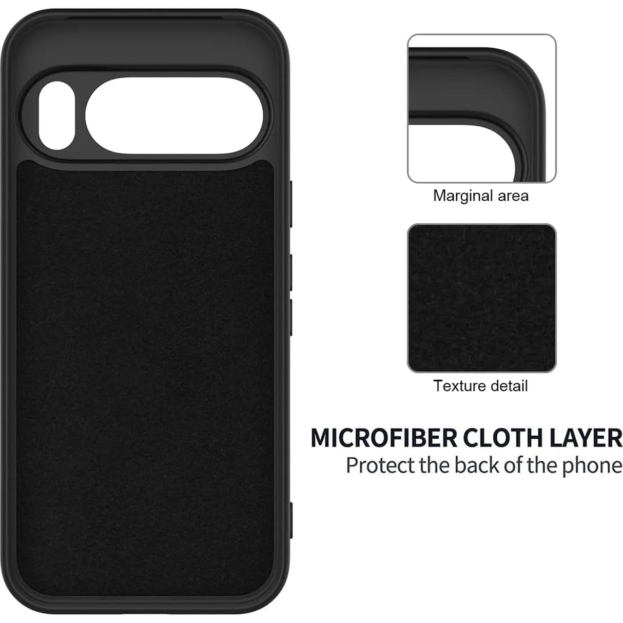 Stoßdämpfende und langlebige Silikon Handyhülle für Google Pixel 10