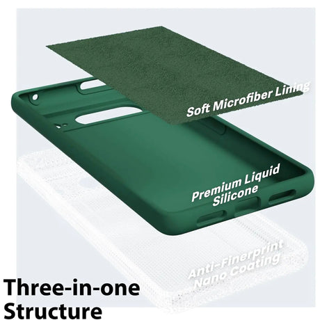 Stoßdämpfende und langlebige Silikon Handyhülle für Google Pixel 8