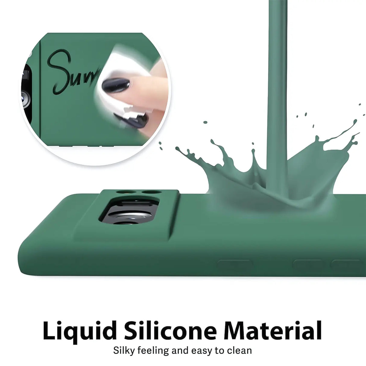 Stoßdämpfende und langlebige Silikon Handyhülle für Google Pixel 8 Pro