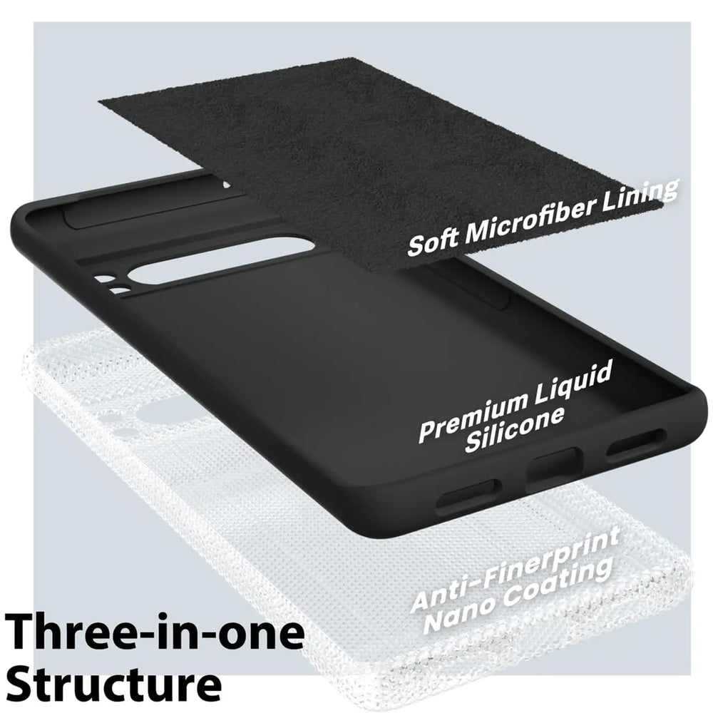 Stoßdämpfende und langlebige Silikon Handyhülle für Google Pixel 8 Pro