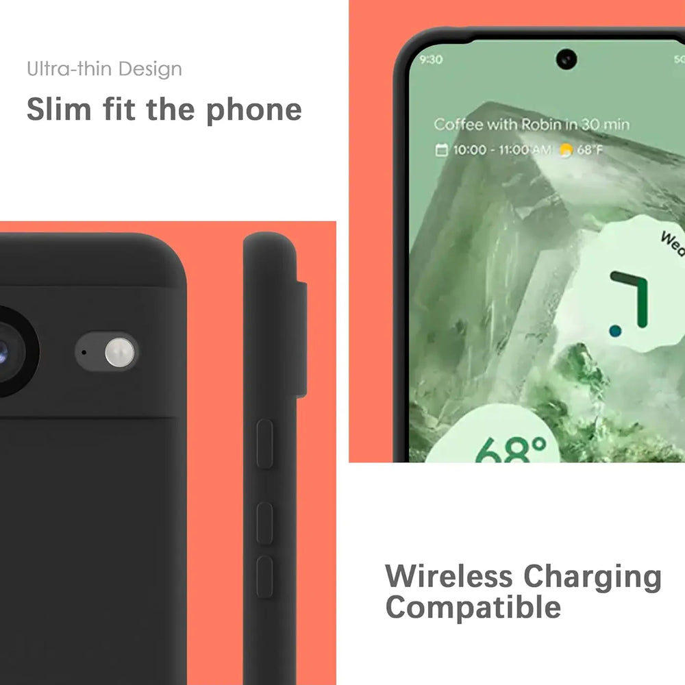 Stoßdämpfende und langlebige Silikon Handyhülle für Google Pixel 8