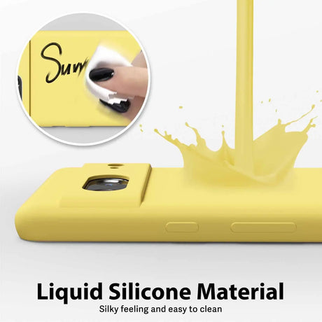 Stoßdämpfende und langlebige Silikon Handyhülle für Google Pixel 8a