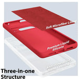 Stoßdämpfende und langlebige Silikon Handyhülle für Google Pixel 8a