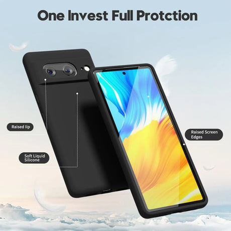 Stoßdämpfende und langlebige Silikon Handyhülle für Google Pixel 8a
