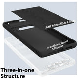 Stoßdämpfende und langlebige Silikon Handyhülle für Google Pixel 8a