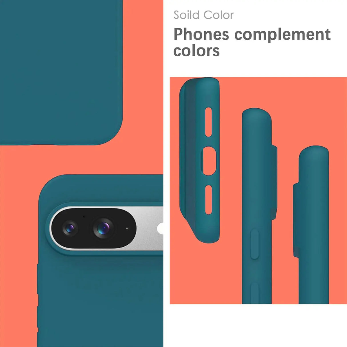 Stoßdämpfende und langlebige Silikon Handyhülle für Google Pixel 9