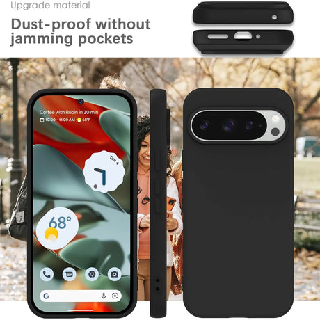 Stoßdämpfende und langlebige Silikon Handyhülle für Google Pixel 9 Pro XL