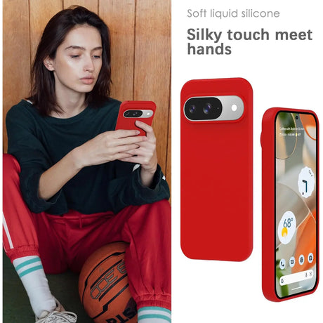 Stoßdämpfende und langlebige Silikon Handyhülle für Google Pixel 9