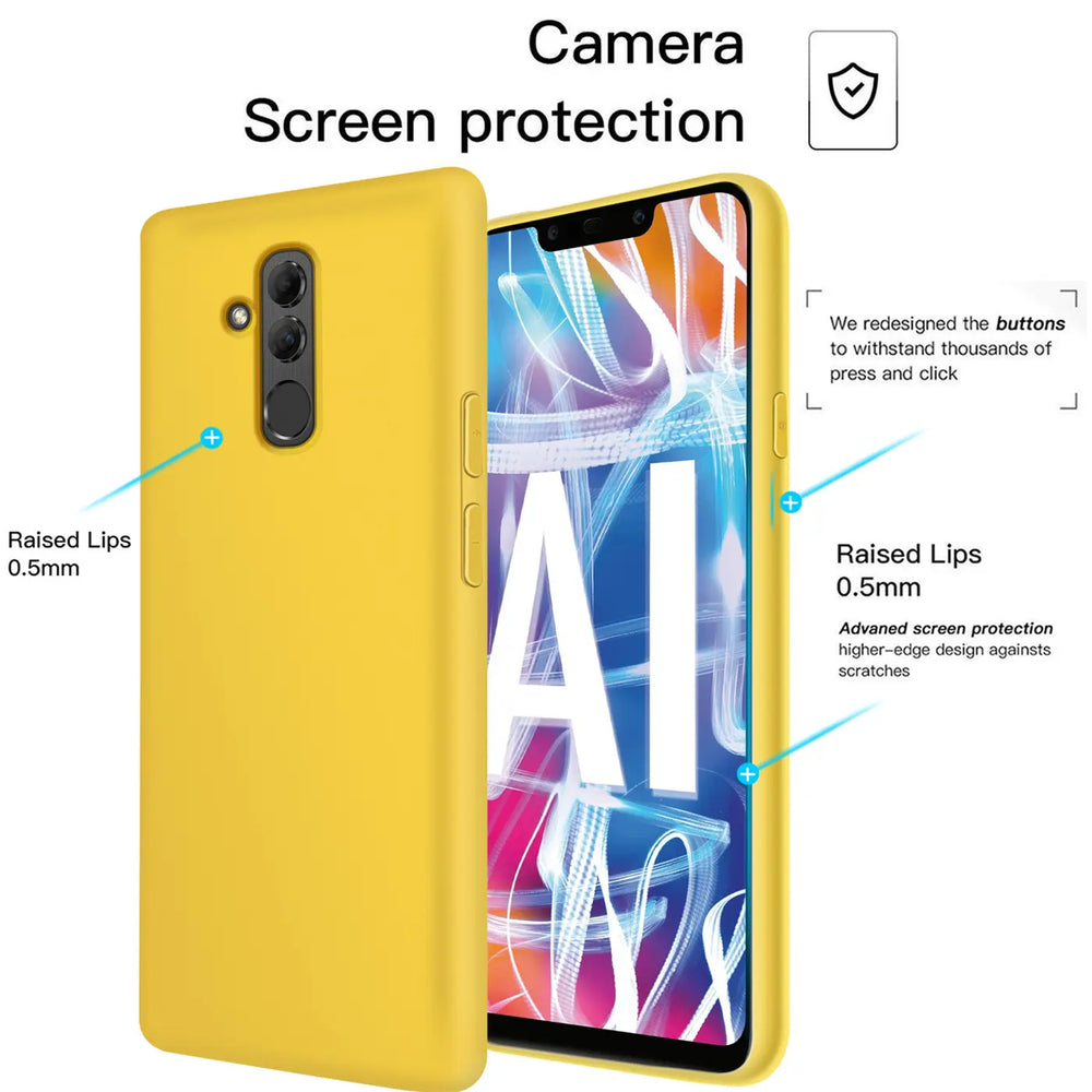 Stoßdämpfende und langlebige Silikon Handyhülle für Huawei Mate 20 Lite