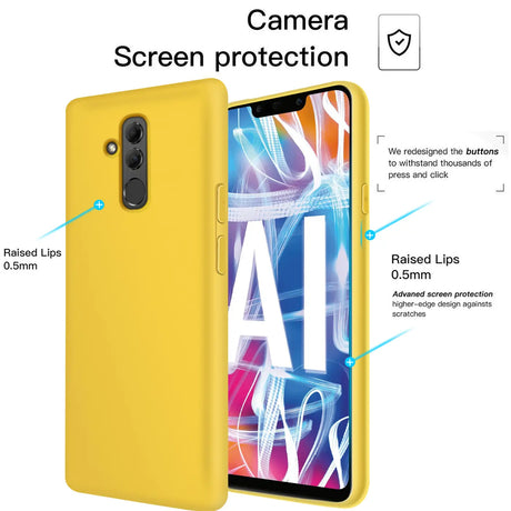 Stoßdämpfende und langlebige Silikon Handyhülle für Huawei Mate 20 Lite