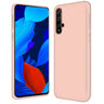 Huawei Nova 5T - Silikon Hülle Farbig Mikrofaser