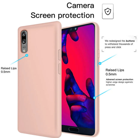 Stoßdämpfende und langlebige Silikon Handyhülle für Huawei P20