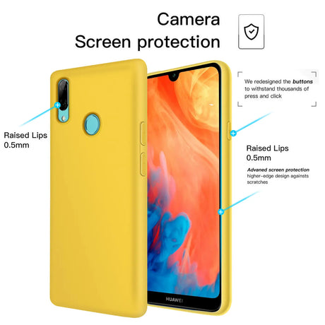 Stoßdämpfende und langlebige Silikon Handyhülle für Huawei Y7 2019