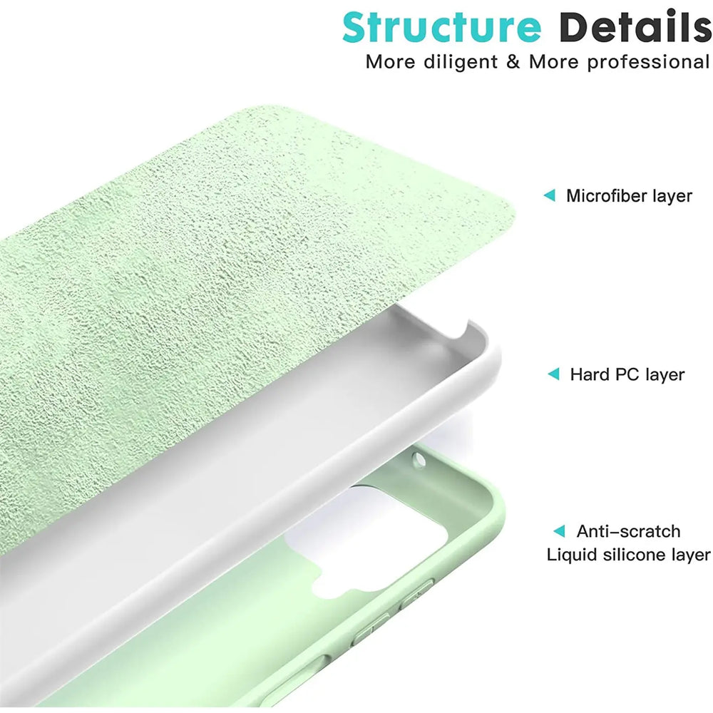 Stoßdämpfende und langlebige Silikon Handyhülle für Samsung Galaxy A12 / M12