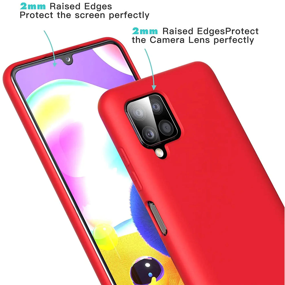 Stoßdämpfende und langlebige Silikon Handyhülle für Samsung Galaxy A12 / M12