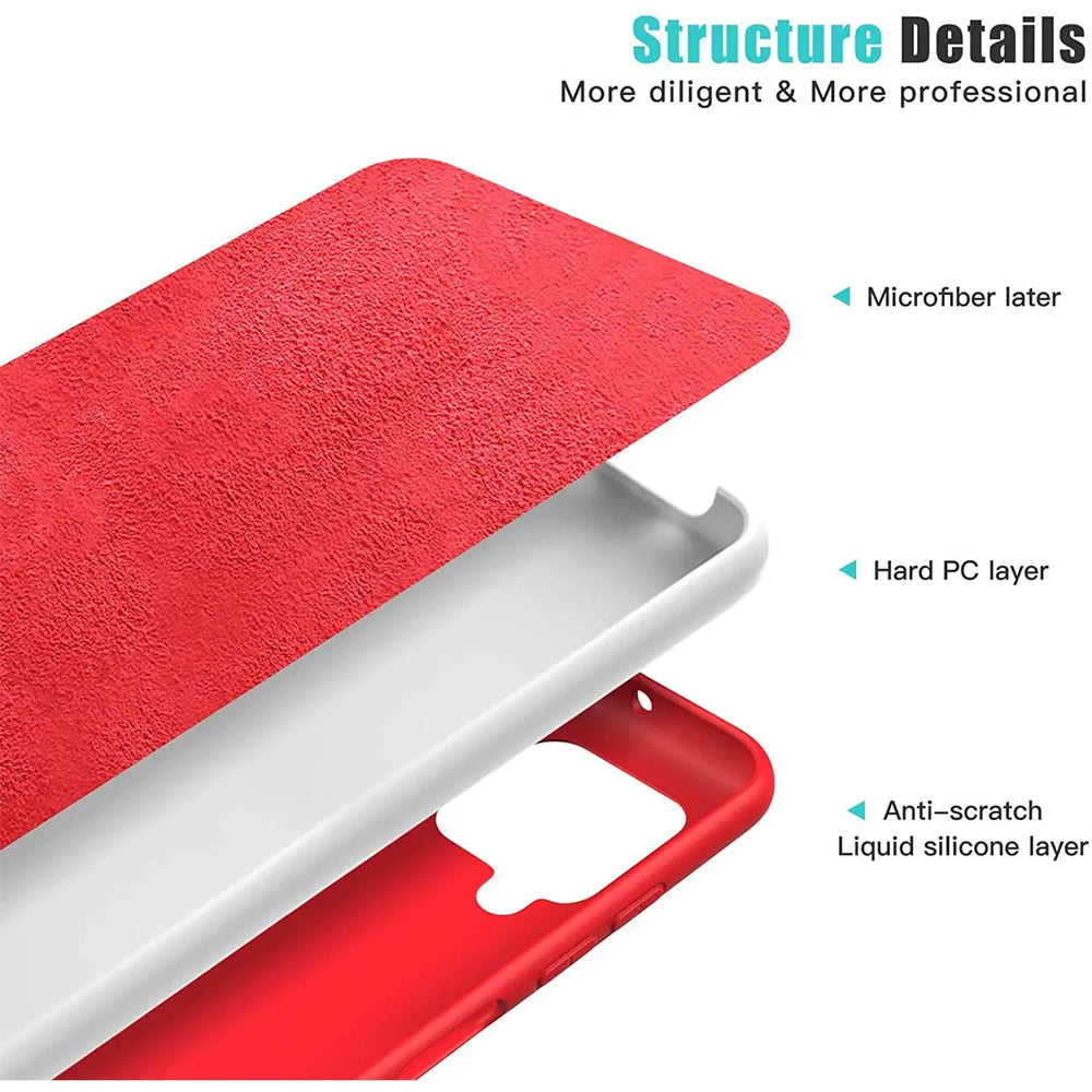 Stoßdämpfende und langlebige Silikon Handyhülle für Samsung Galaxy A12 / M12