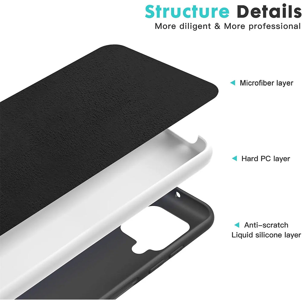 Stoßdämpfende und langlebige Silikon Handyhülle für Samsung Galaxy A12 / M12