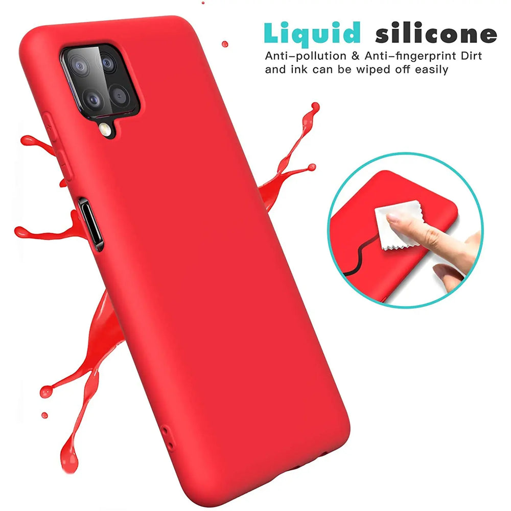 Stoßdämpfende und langlebige Silikon Handyhülle für Samsung Galaxy A22 4G / M32 / M22