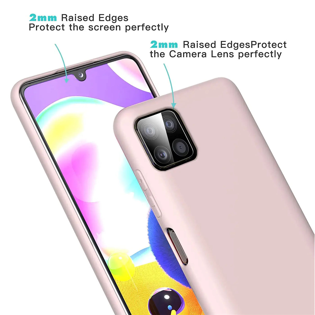 Stoßdämpfende und langlebige Silikon Handyhülle für Samsung Galaxy A22 5G
