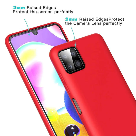 Stoßdämpfende und langlebige Silikon Handyhülle für Samsung Galaxy A22 5G