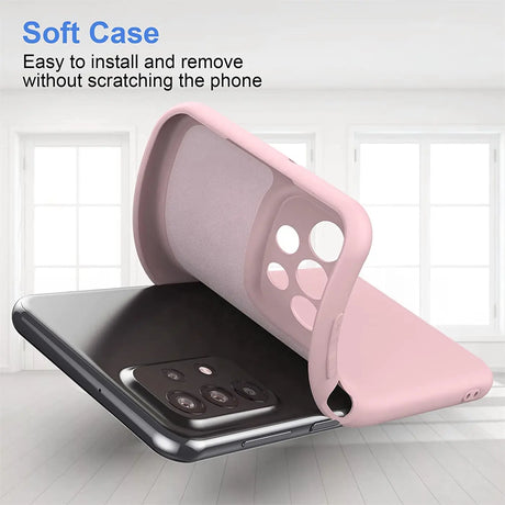 Stoßdämpfende und langlebige Silikon Handyhülle für Samsung Galaxy A23 5G