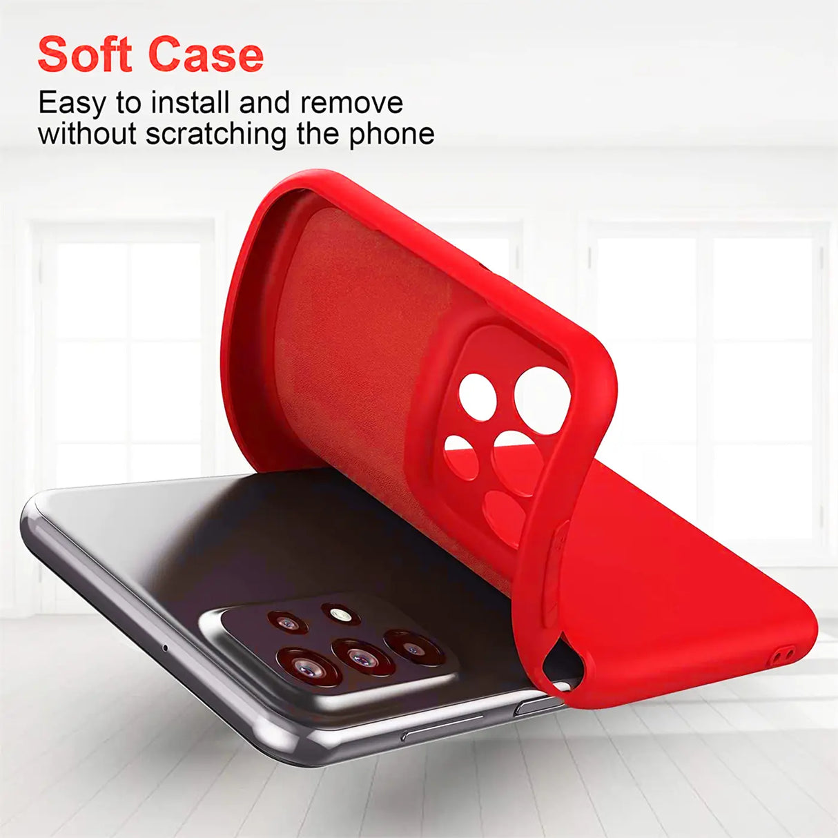 Stoßdämpfende und langlebige Silikon Handyhülle für Samsung Galaxy A23 5G