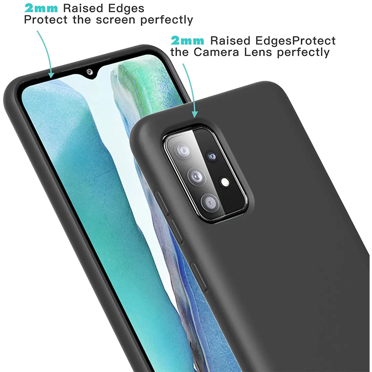 Stoßdämpfende und langlebige Silikon Handyhülle für Samsung Galaxy A33 5G