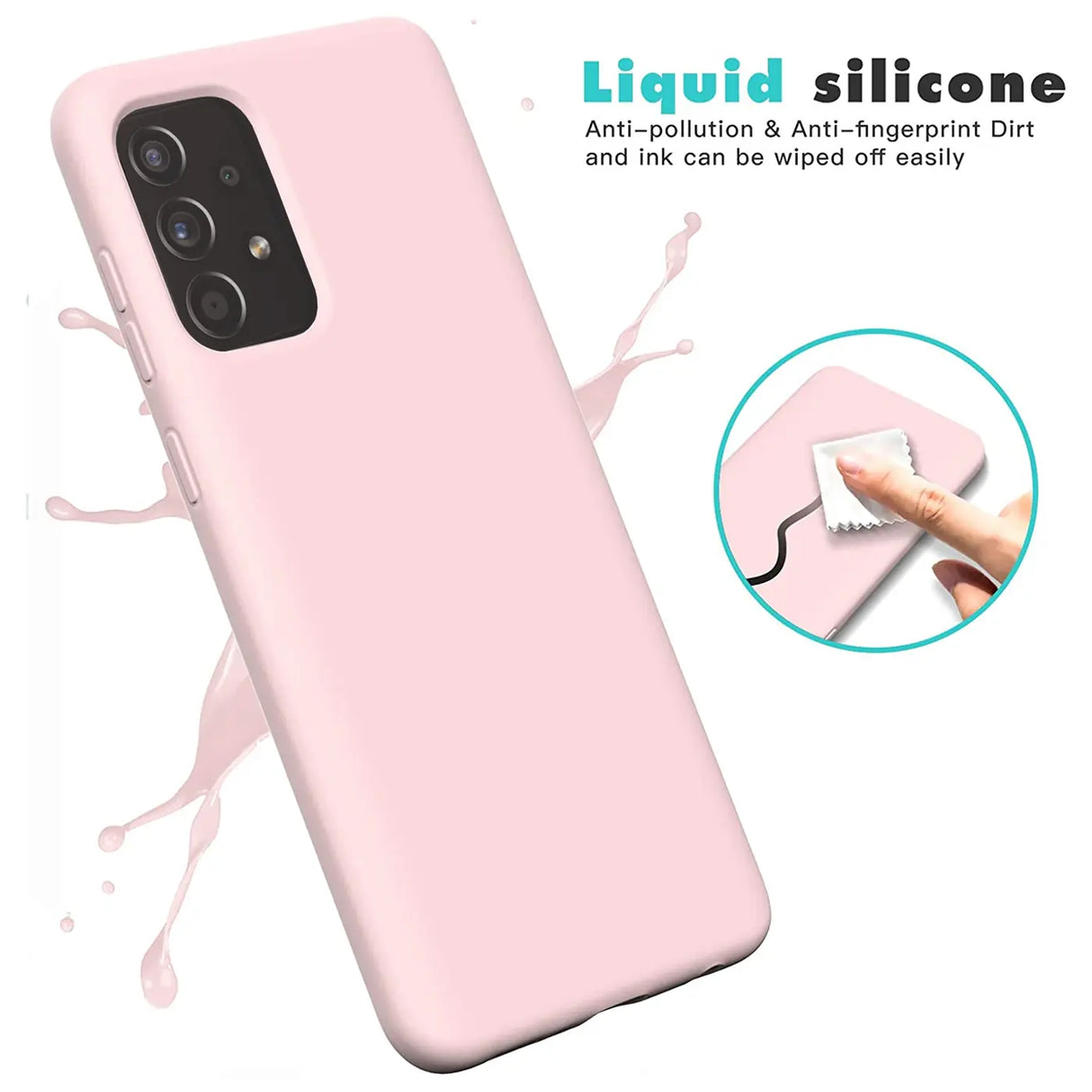 Stoßdämpfende und langlebige Silikon Handyhülle für Samsung Galaxy A72