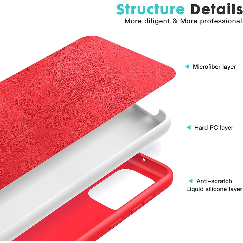 Stoßdämpfende und langlebige Silikon Handyhülle für Samsung Galaxy A72