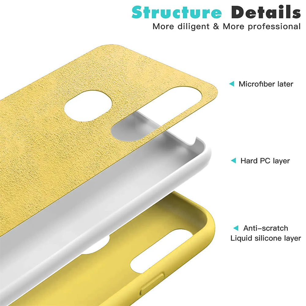 Stoßdämpfende und langlebige Silikon Handyhülle für Samsung Galaxy M11