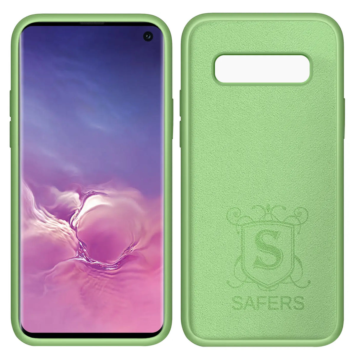 Stoßdämpfende und langlebige Silikon Handyhülle für Samsung Galaxy S10