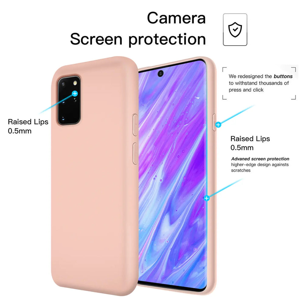Stoßdämpfende und langlebige Silikon Handyhülle für Samsung Galaxy S20 Plus