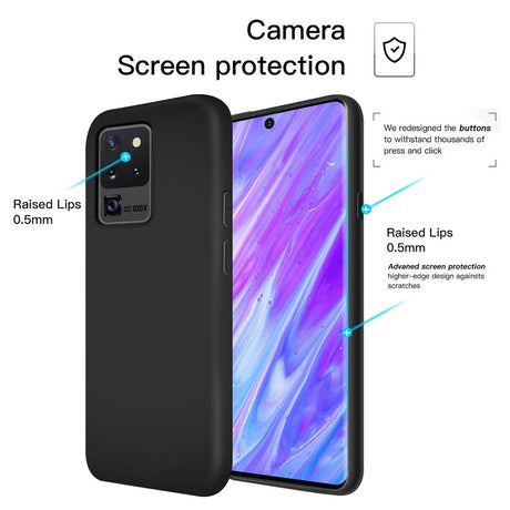 Stoßdämpfende und langlebige Silikon Handyhülle für Samsung Galaxy S20 Ultra