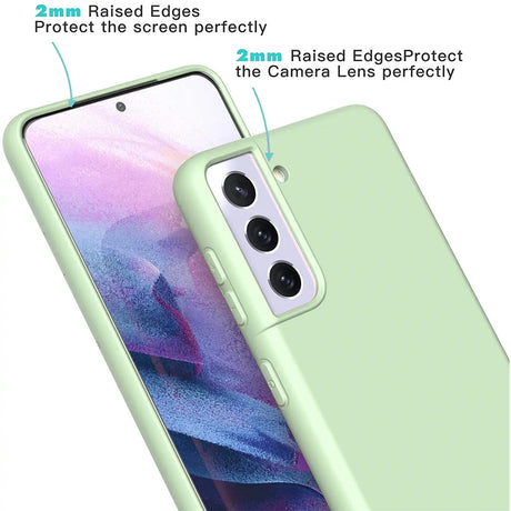 Stoßdämpfende und langlebige Silikon Handyhülle für Samsung Galaxy S21 FE