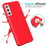 Stoßdämpfende und langlebige Silikon Handyhülle für Samsung Galaxy S21