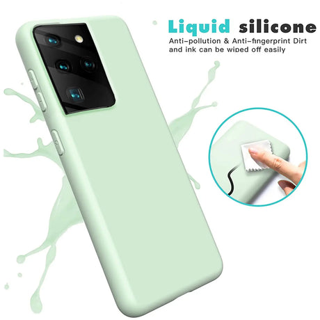 Stoßdämpfende und langlebige Silikon Handyhülle für Samsung Galaxy S21 Ultra