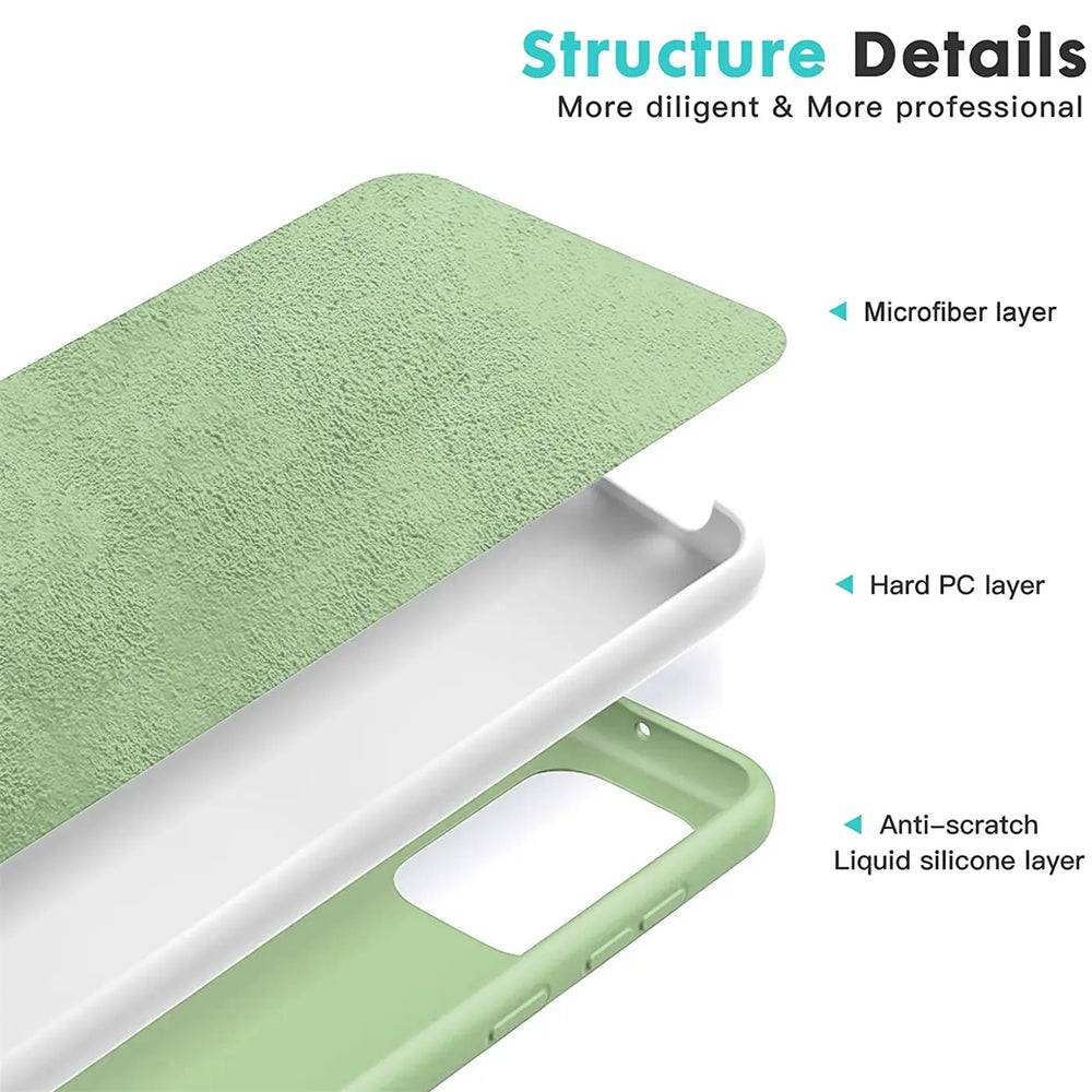 Stoßdämpfende und langlebige Silikon Handyhülle für Samsung Galaxy S21 Ultra