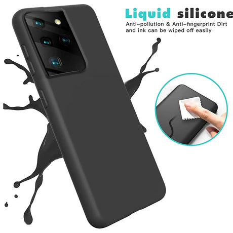 Stoßdämpfende und langlebige Silikon Handyhülle für Samsung Galaxy S21 Ultra